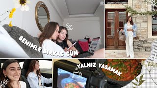 VLOG | yalnız yaşamak, foçaya gidiyoruz, temizlik, tiyatro ve benimle birkaç gün!