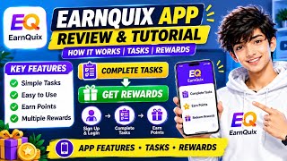 I Tried EarnQuix App For Earning Money 🤑 screenshot 1