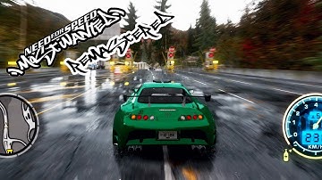 Need For Speed Most Wanted Remastered 2024 | Enhanced Lighting & Rainy Weather with Custom Reshade