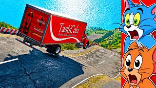 Reacting to CARS VS WAVY ROAD CHALLENGE... screenshot 5