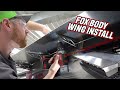 Fox Body Mustang Strutless Wing Install