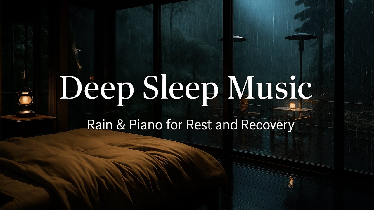Fall Asleep Fast – Deep Sleep Music with Rain & Piano for Insomnia ...
