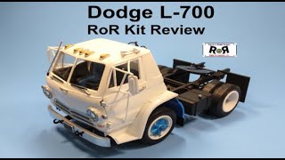 Dodge L700 Tilt Cab 1:25 Lindberg 73067  Model Kit Build & Review