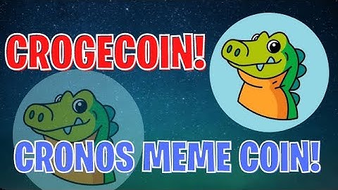 CrogeCoin! The 1st MEME COIN ON CRONOS CHAIN! BIG POTENTIAL? NEW CRYPTO REVIEW!