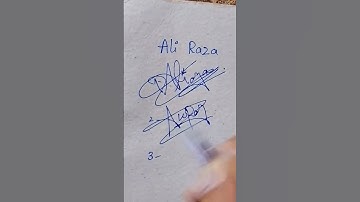 Ali Raza name signatures. Subscribe for more videos @StyleSignatures2455