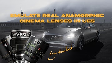 FREE Real Anamorphic Cinema Lenses for Unreal Engine 5