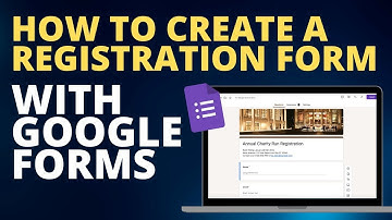 How to create a registration form with Google Forms