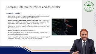 Compiler, Interpreter, Parser, and Assembler