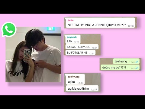 BTS WHATSAPP GRUBU: taehyung ve jennie sevgili mi??????? (büyük şok)