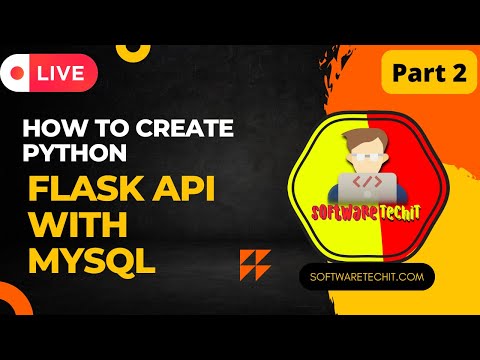 Flask API Part 2 : Create DataBase & Flask App API | Create Json API Using Flask