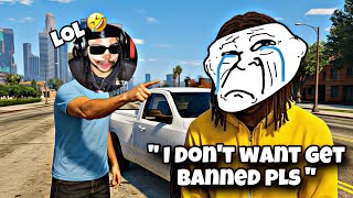 I Got someone BANNED PERMANTLY in the SERVER over 100K GTA 5 RP