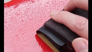 Luthier's Tips & Tricks #12  Wet sanding guitar bodies.(Lacquer)