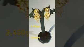 Lightweight gold earrings designs with price shorts video gold jewellery