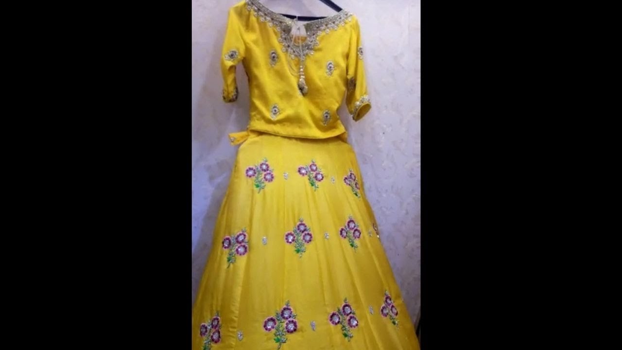 Pakistani Mehndi Mayon Outfits || Party wear Lehnga Choli