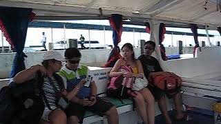 Inside The Boat Bound For Puerto Galera At Batangas Port May 2007