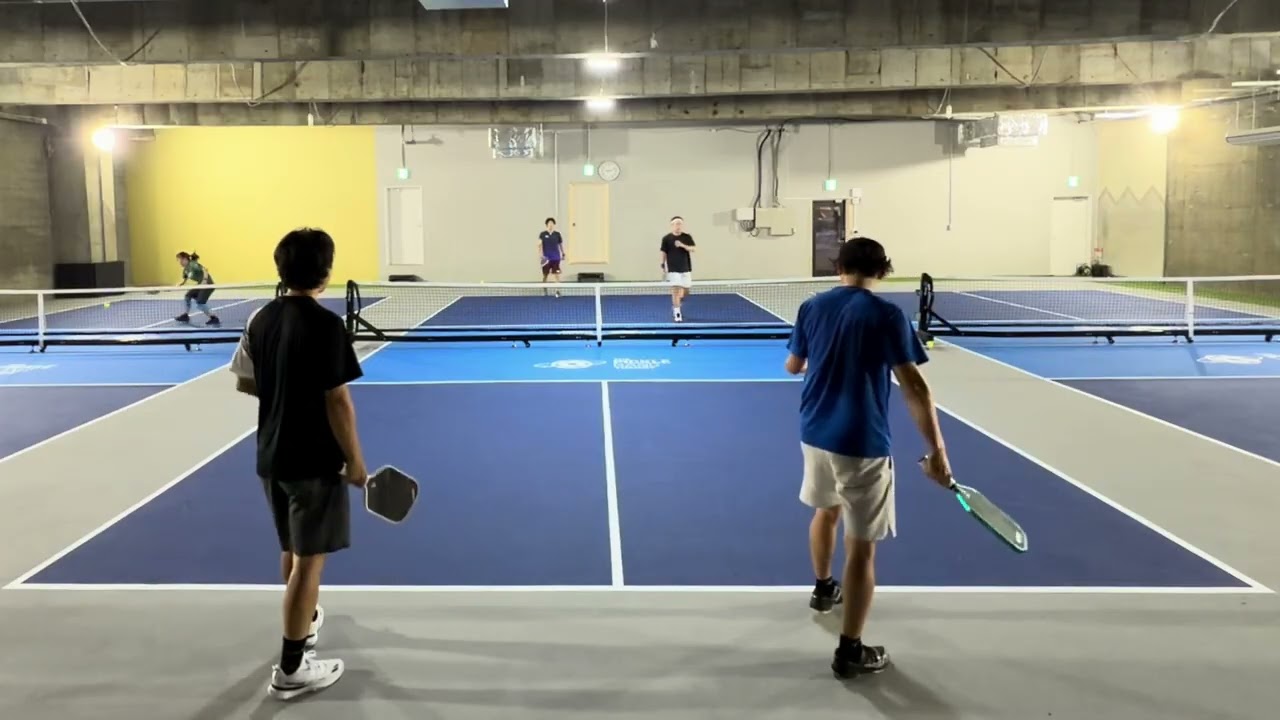 5/17 ピックルボール特練in本八幡③吉田ペア・森戸ペア - YouTube