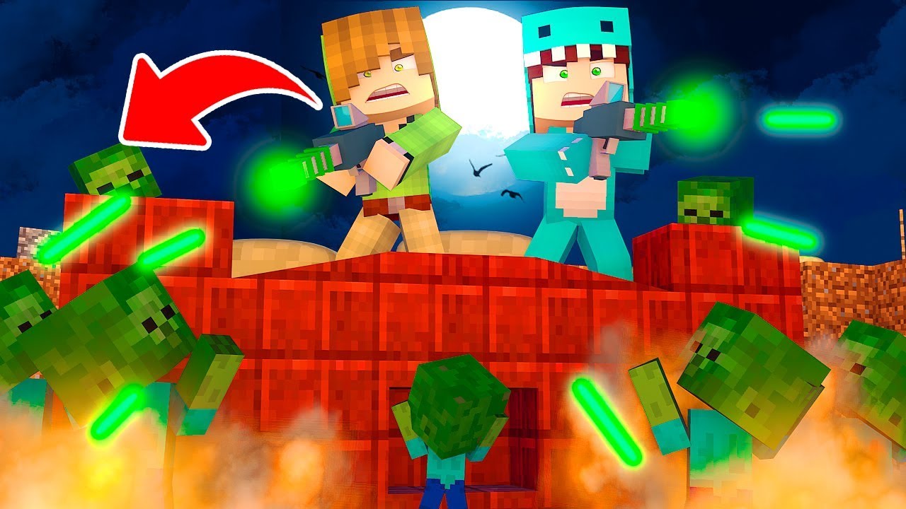 ⁣BASE DE BEBE MILO VS 10000 ZOMBIES ROBOTS *nos acorralan* ? MINECRAFT ROLEPLAY + ROBLOX