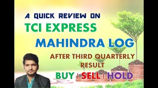 TCI Express | Mahindra Logistics Share/Stock Analysis, Quarterly Result, Review, Target, Latest News screenshot 5