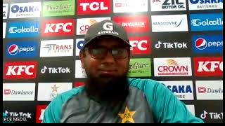 Saqlain Mushtaq speaks to media after Australia won by 88 runs