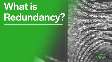 What is Redundancy in IT? | Vine IT
