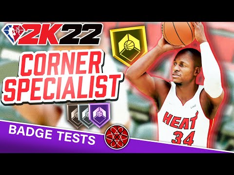 Corner Specialist on NBA 2K22 : Best Shooting Badges Study by 2KLab