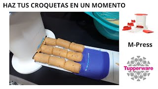 Como hacer croquetas con el M-Press, croquetero, de Tupperware