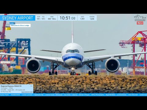 🔴 LIVE Plane-Spotting at Sydney Airport SYD with Kurt 🔴