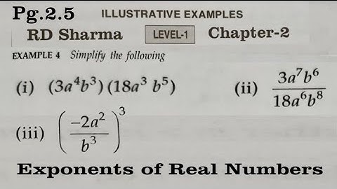 Example 4, Page No. 2.5 - Exponents of Real Numbers ( R.D Sharma Class 9th Maths )