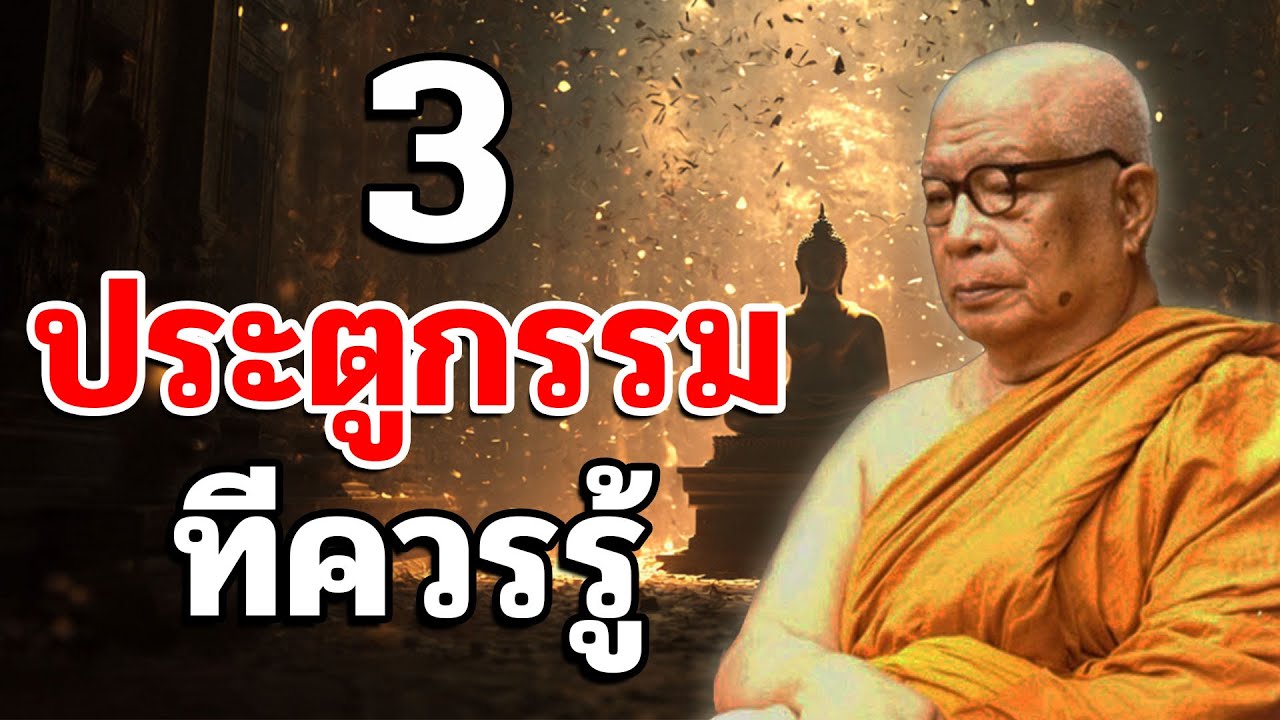 3 ประตูกรรมที่ควรรู้ | ธรรมะโดยท่านพุทธทาสภิกขุ
