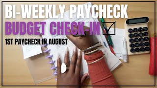 Weekly Budget Check-in: How I'm Doing After 1 Week | 1st Paycheck in August