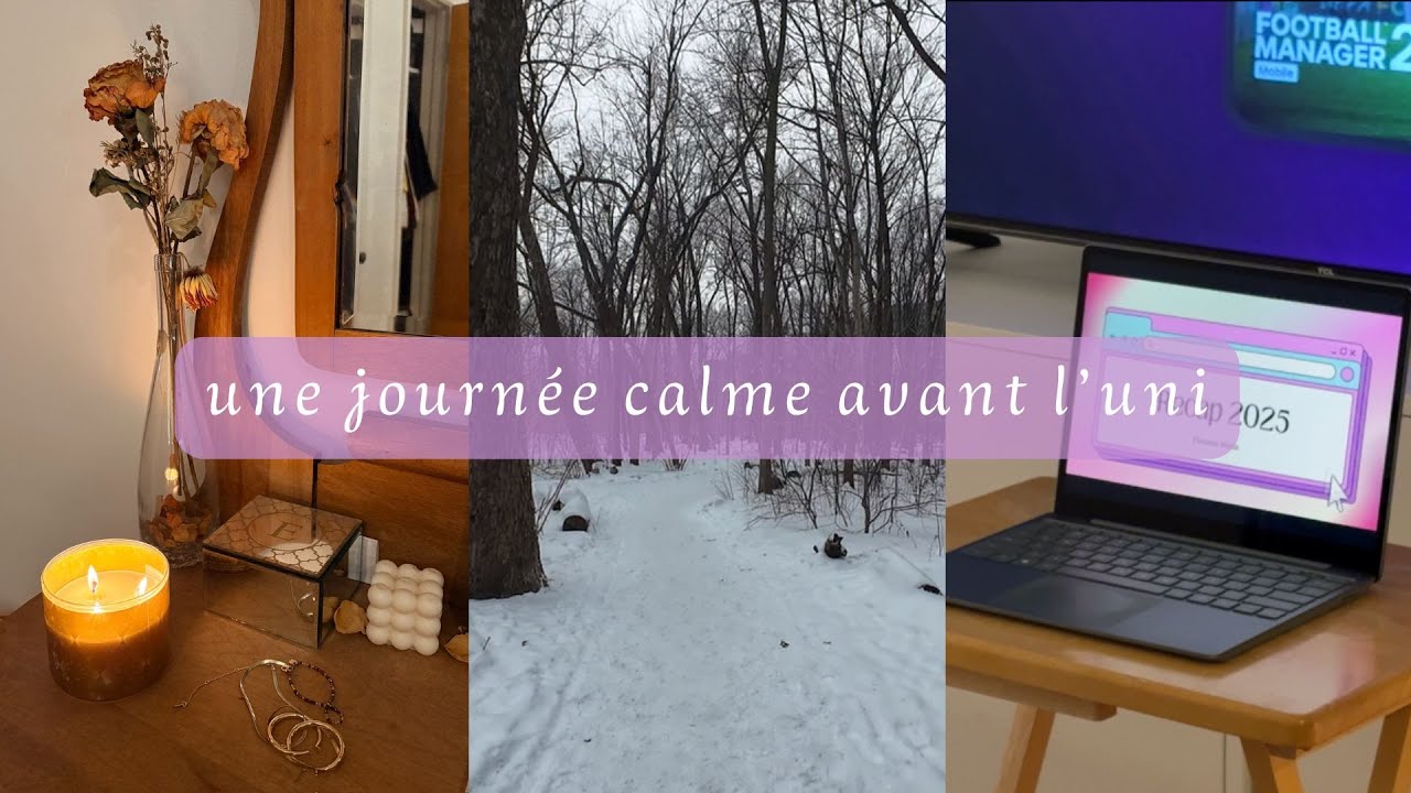 une journée calme avant l'uni