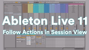 Ableton Live 11 - Follow Actions in Session View