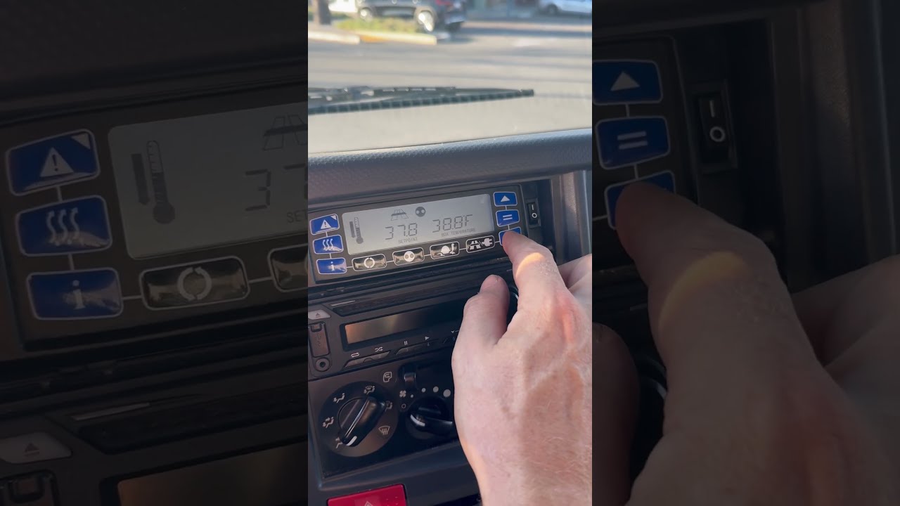 How To Change The Set Point Temperature On A Carrier Control Panel For Refer Truck