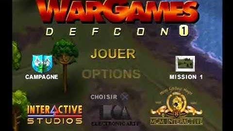 [Ps1] Introduction du jeu "WarGames - Defcon 1" de l