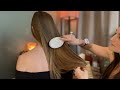 ASMR | Super Tingly *Whispered* Hair Play ✨ Brushing, Back Scratching &amp; Tracing (Real Person ASMR)