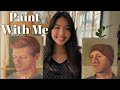 FINDING MY ART STYLE 🎨 oil paint with me + creative motivation tips ☁️ dreamy art vlog