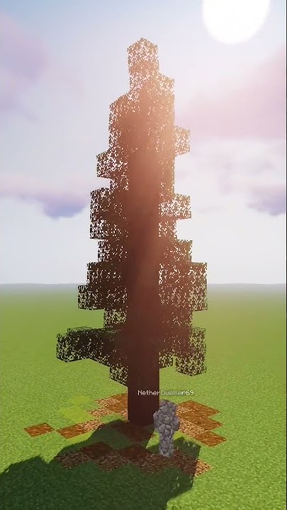Ep. 1: How to Build a Good Custom Pine Tree in Minecraft #Shorts - YouTube