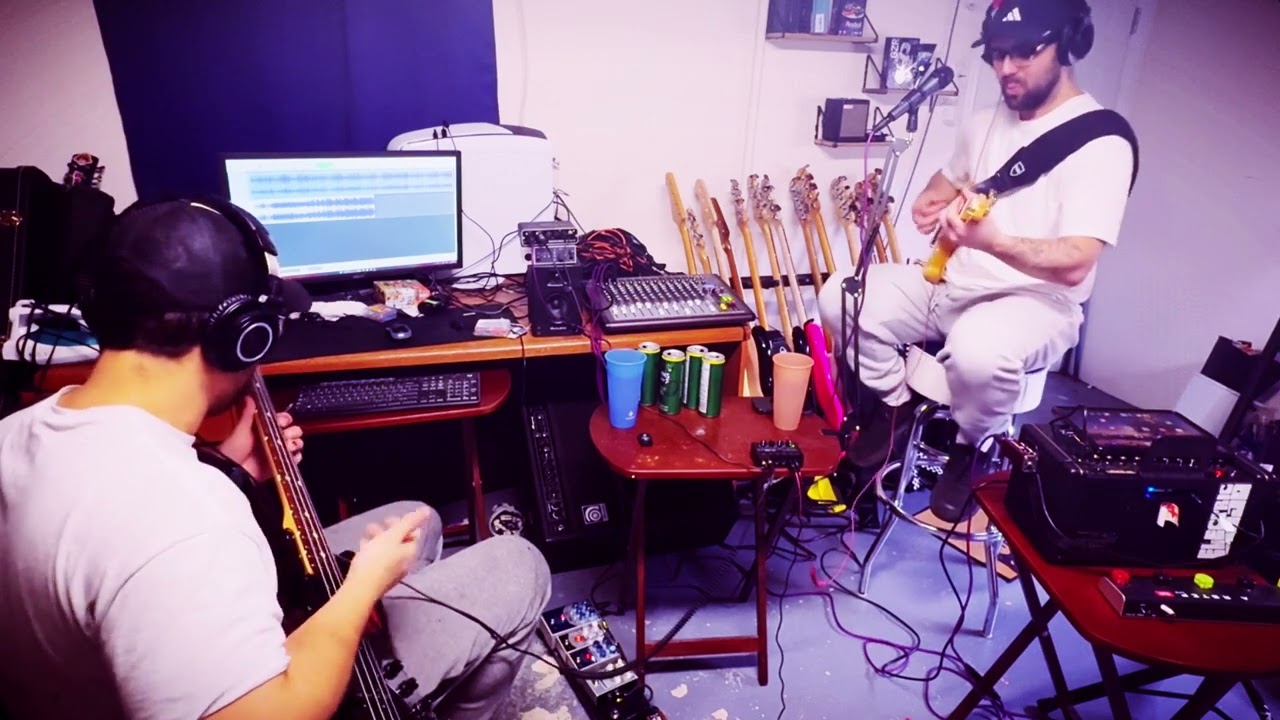 Em Am7 funk session improv