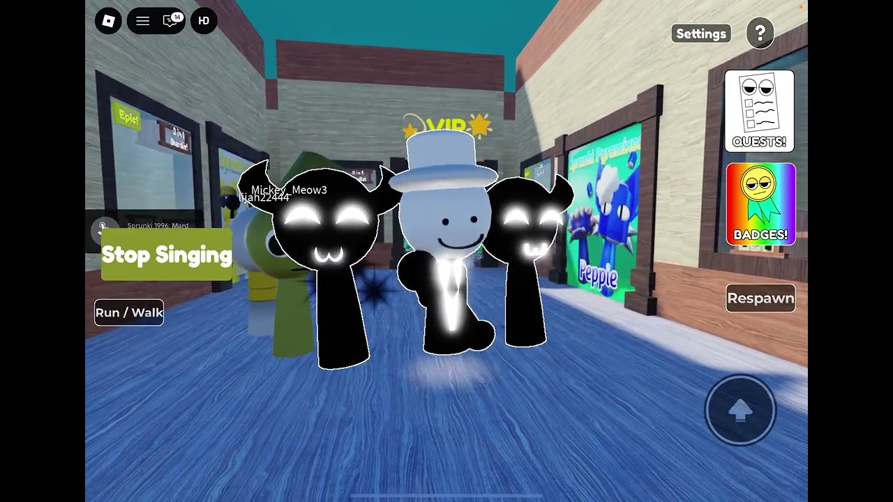 Me reviewing my gamepass morphs in Sprunki 3d rp