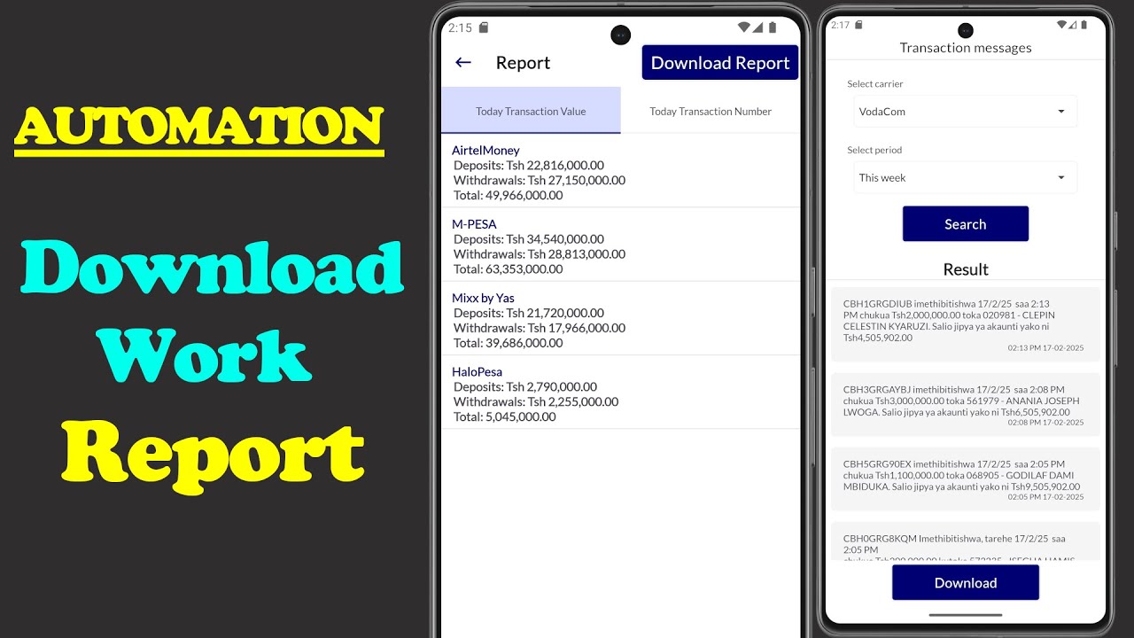 Report For Automated USSD Request Work Download Transaction Report In Report for automated ussd request work download transaction report in