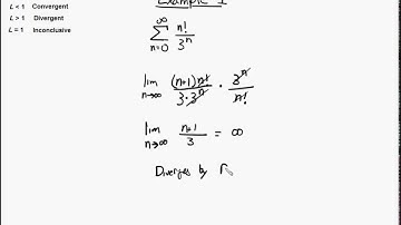 Ratio test: Example 1