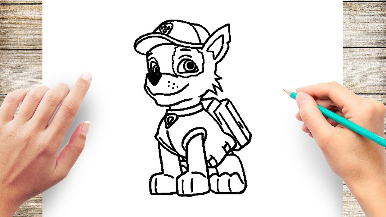 Learn to Draw Skye from Paw Patrol