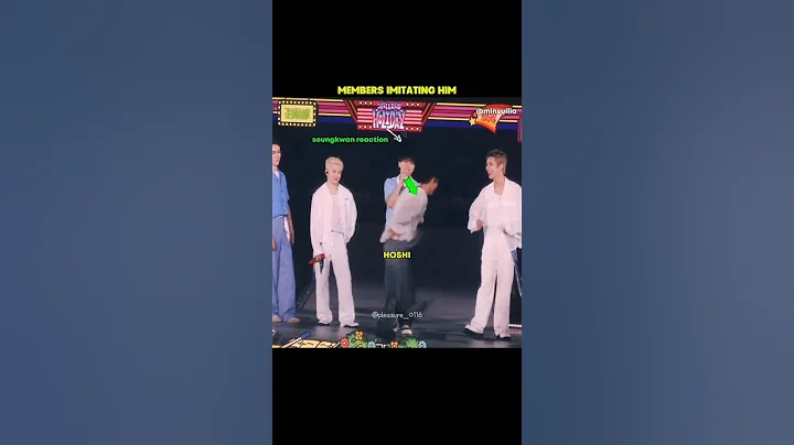 Seventeen Imitating seungkwan walk #seventeen #fyp #shorts