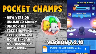 NEW UPDATE!! POCKET CHAMPS MOD APK V7.2.10 UNLIMITED MONEY FREE PURCHASE screenshot 2