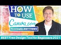 HOW TO USE CANVA for Beginners | Complete Canva Tutorial [2021]