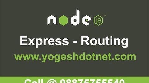 routing in express | express router parameter | Hindi