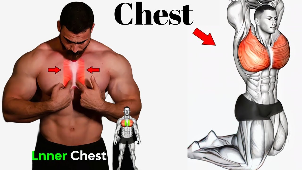Middle Chest Focus Chest workout - This exercise is very useful for building the middle ...