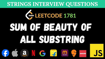 LeetCode 1781 - Sum of Beauty of All Substrings - JavaScript Solution