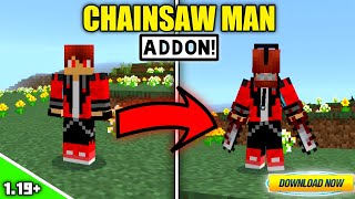 Chainsaw Man Addon For Version 1.19+ | (Transform to Chainsaw Man!) Tagalog