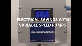 Variable Speed Pump Electrical Savings